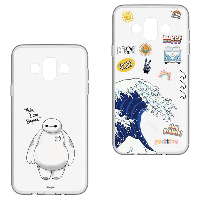 کاور طرح Combo-A02 مناسب برای گوشی موبایل سامسونگ Galaxy J7 Duo مجموعه دو عددی