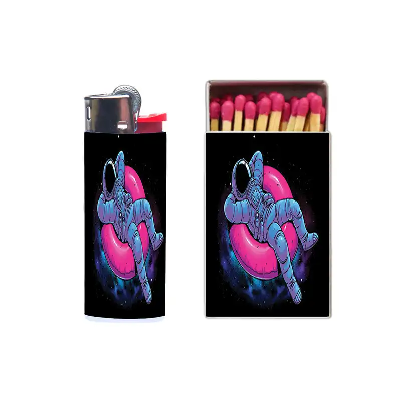 فندک  مدل فضایی کد 430 به همراه کبریت