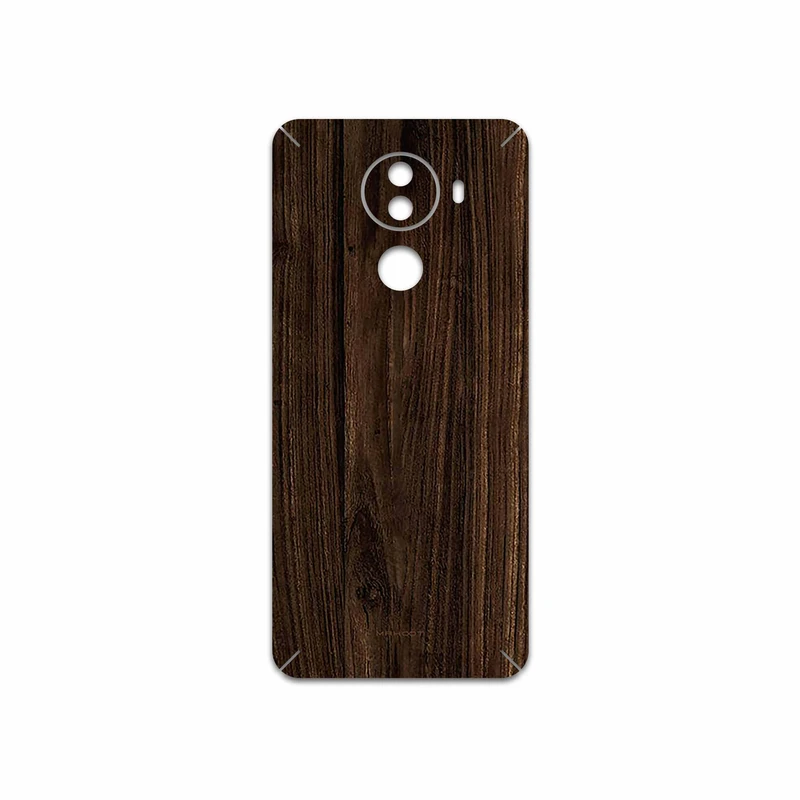 برچسب پوششی ماهوت مدل Dark Walnut Wood مناسب برای گوشی موبایل جی ال ایکس M1