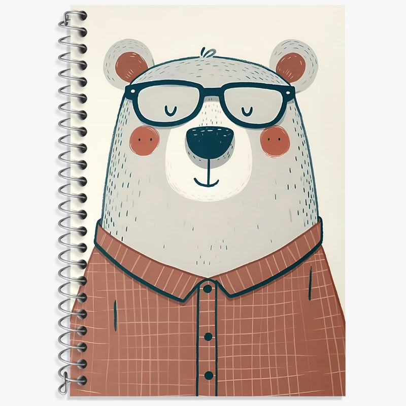 دفتر نت موسیقی 50 برگ خندالو طرح خرس بامزه کد N4872