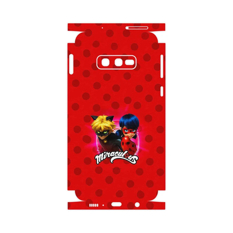 برچسب پوششی ماهوت مدل Ladybug and Cat Noir-FullSkin مناسب برای گوشی موبایل سامسونگ Galaxy S10e