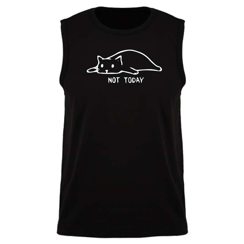 تاپ مردانه مدل  NOT TODAY کد DH35 رنگ مشکی