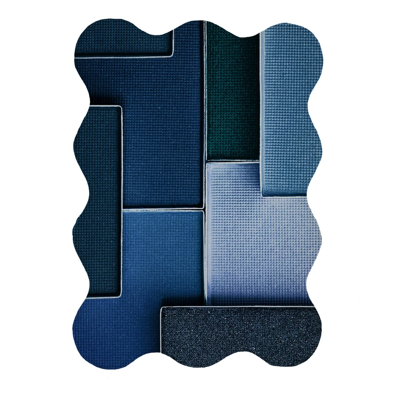 پادری مدل دالبر طرح آبرنگی کد 9304 سایز 80x110 سانتی متر 