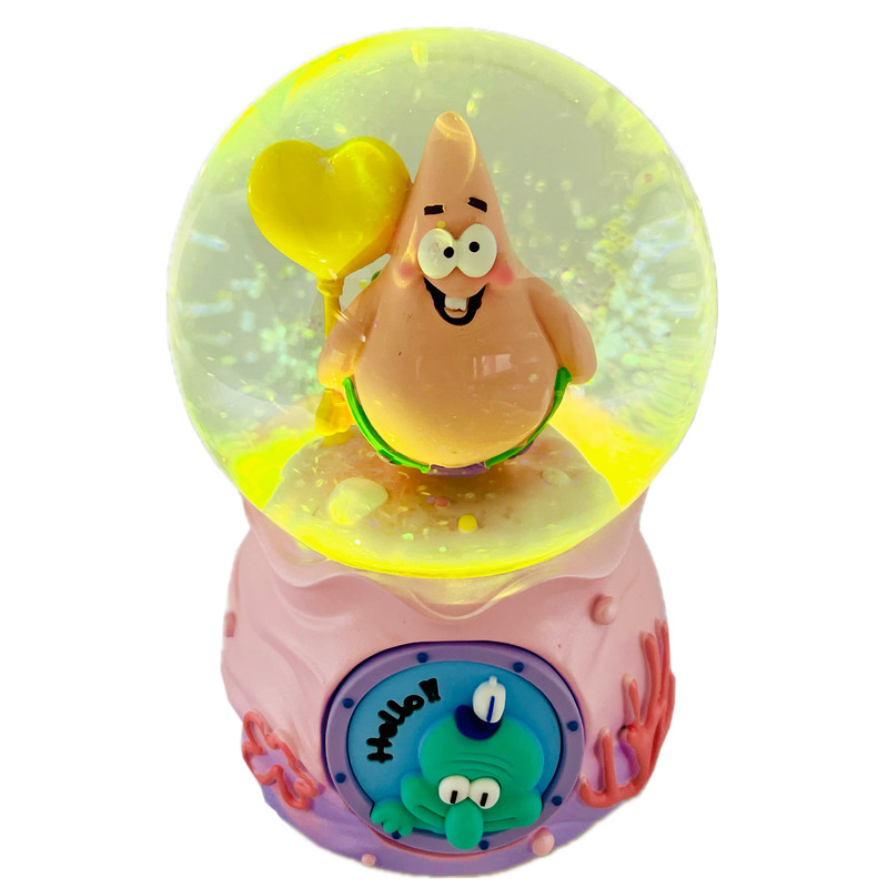 گوی موزیکال مدل پمپی مدیوم Hello طرح قطره عاشق کد 600.MPA1623.20