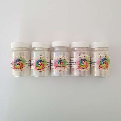  پودر رنگ رزین اپوکسی کالروی مدل کروم حجم 35 میلی لیتر بسته 5 عددی