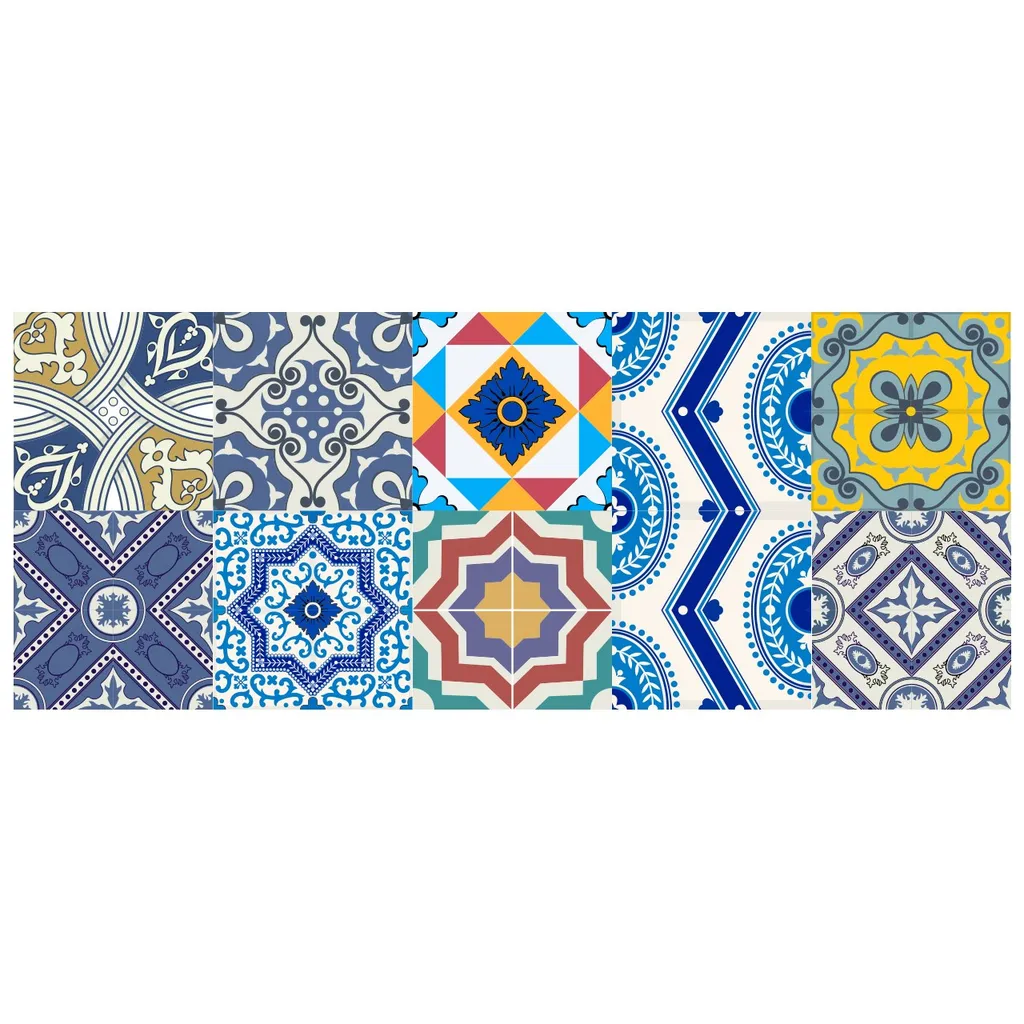 استیکر کاشی باروچین سری zht-3 بسته 10 عددی