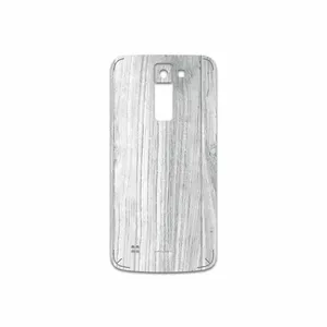 MAHOOT White Wood Cover Sticker for LG K8