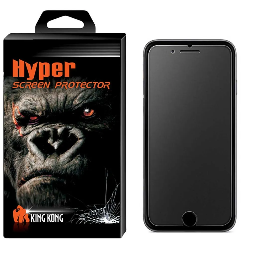 محافظ صفحه نمایش شیشه ای مات کینگ کونگ مدل Hyper Protector مناسب برای گوشی اپل آیفون 7Plus/8 Plus