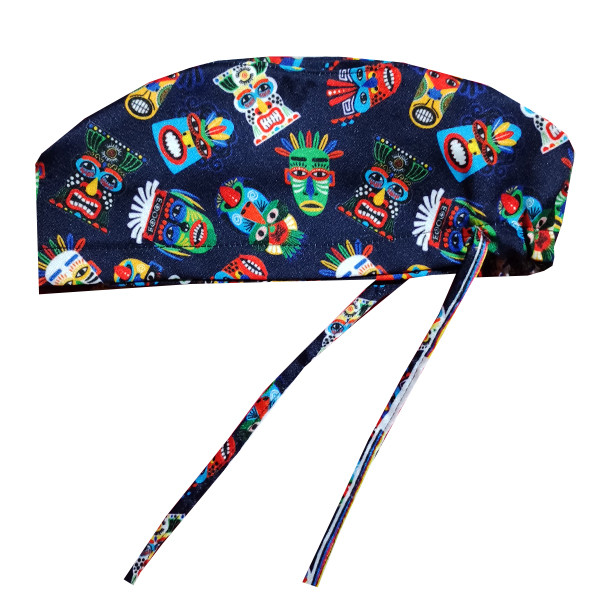 کلاه جراحی طرح صورتک کد 002