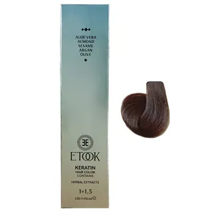 رنگ مو ایتوک شماره 5.3 حجم 100 میلی لیتر رنگ قهوه‌ای زیتونی روشن