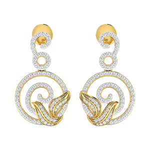 گوشواره نقره زنانه ژابیز کد 088