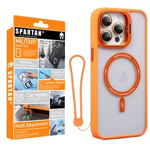 کاور اسپارتان مدل Case Pro Magnetic Apple Strap مناسب برای گوشی موبایل اپل iPhone 13 Pro به همراه بند
