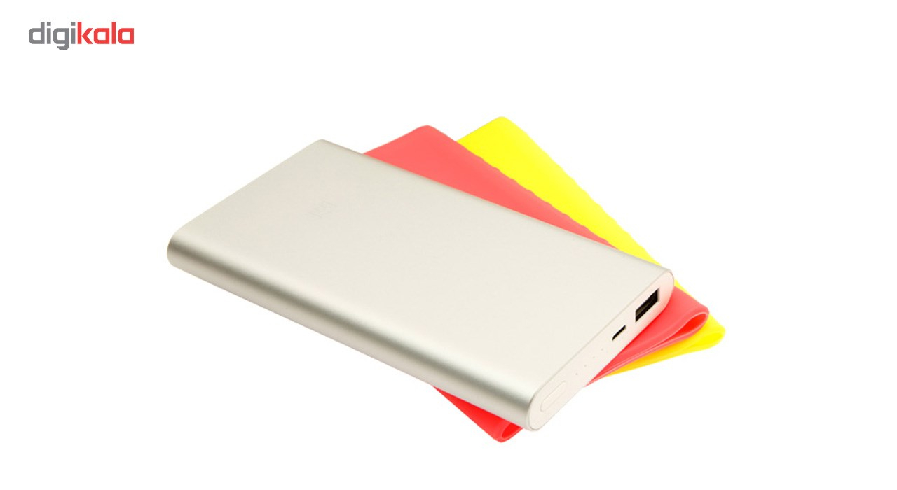 شارژر همراه  شیائومی مدل  Mi Power Bank  با ظرفیت  10000 میلی آمپر ساعت  به همراه دو عدد  کاور سیلیکونی کد4