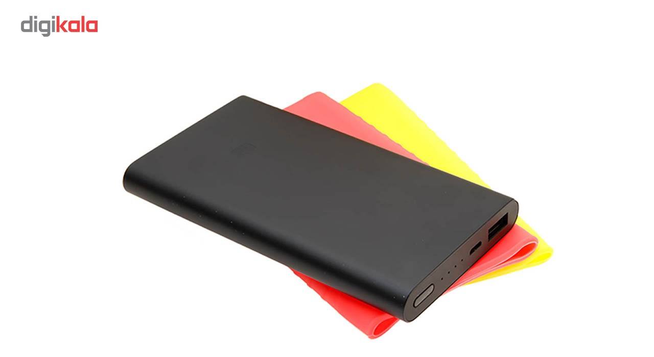 شارژر همراه  شیائومی مدل  Mi Power Bank  با ظرفیت  10000 میلی آمپر ساعت  به همراه دو عدد  کاور سیلیکونی کد4