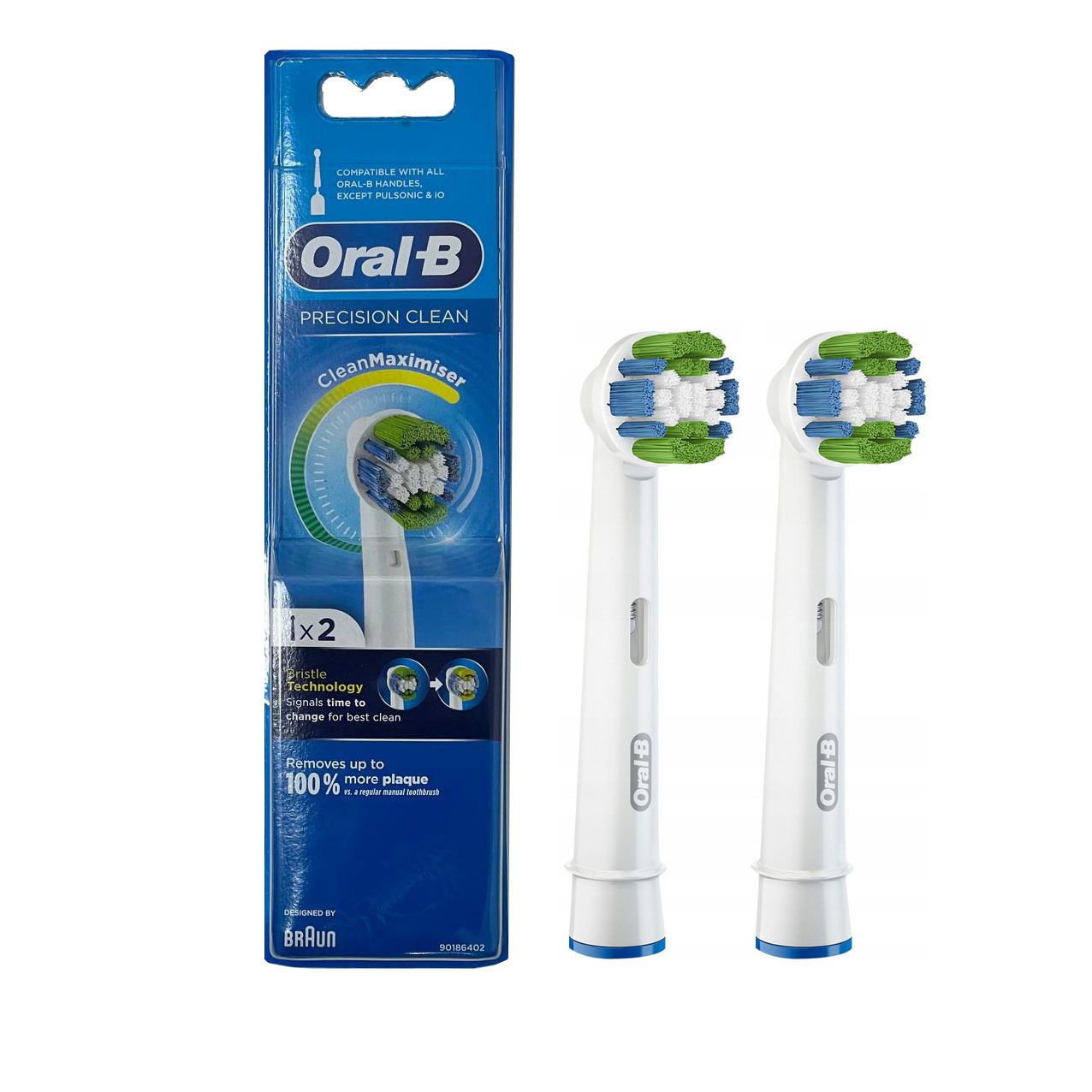 سری یدک مسواک برقی اورال-بی مدل Precision Clean بسته 2 عددی -  - 1