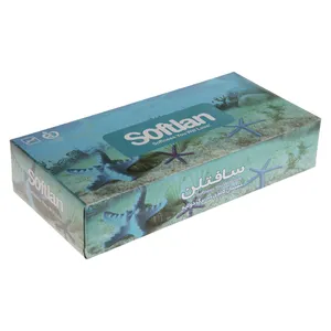دستمال کاغذی 100 برگ سافتلن مدل Ocean