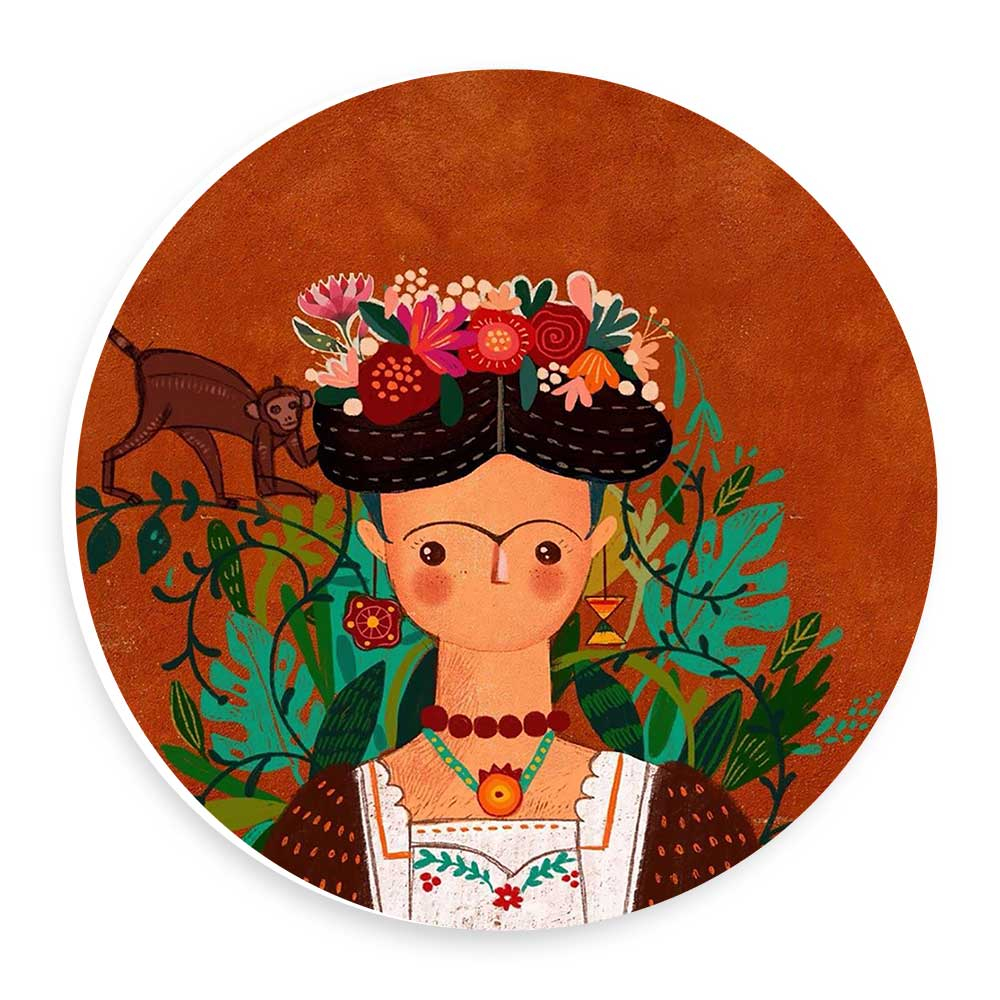 دیوارکوب طرح فریدا کالو مدل wtb327