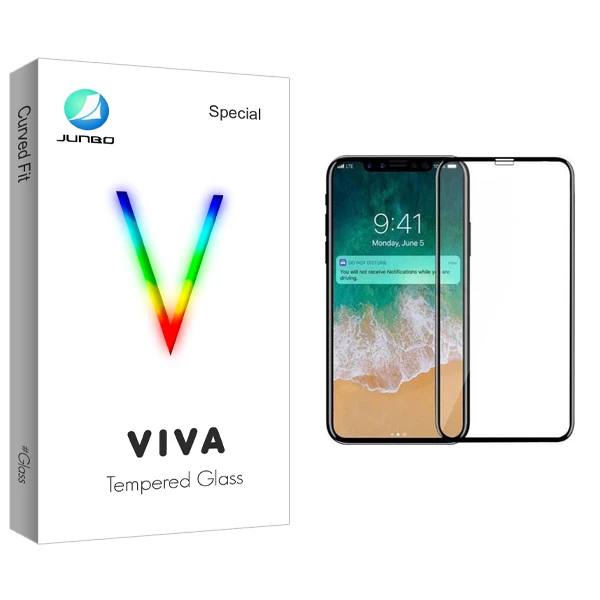 محافظ صفحه نمایش جانبو مدل Viva Glass مناسب برای گوشی موبایل اپل iphone X