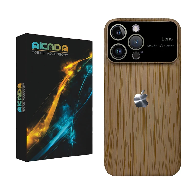 کاور آکادا مدل طرح چوب مناسب برای گوشی موبایل اپل Iphone 13 Pro Max