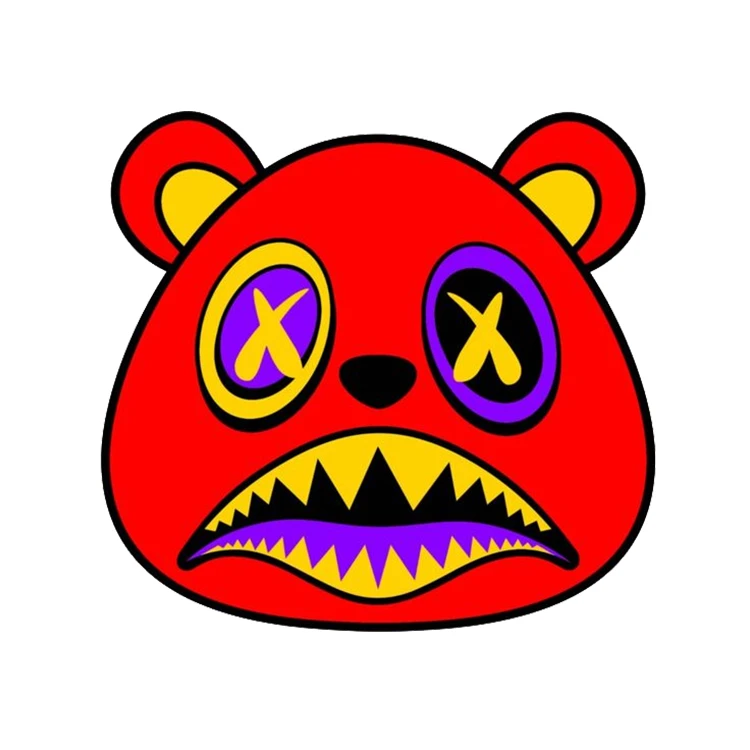 استیکر پارچه و لباس پاد آفرین مدل کارتونی کد S1998