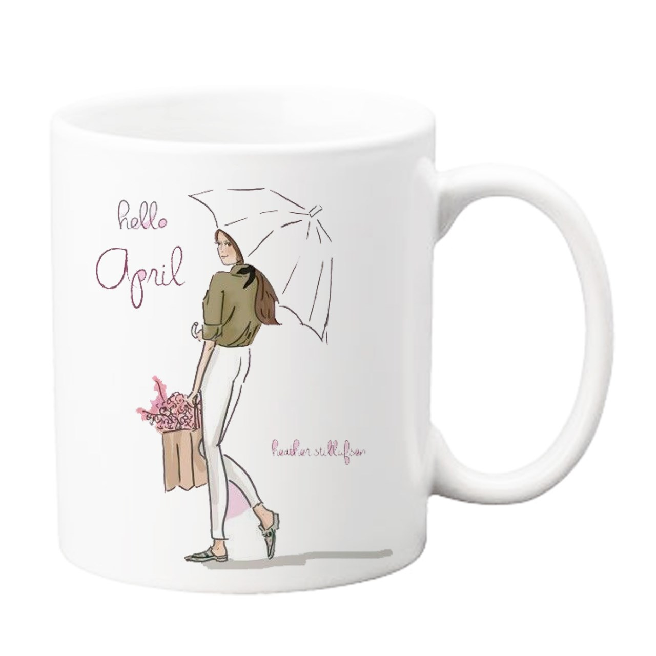 لیوان سرامیکی واته آرت مدل بارانی