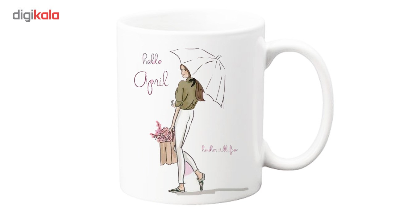 لیوان سرامیکی واته آرت مدل بارانی