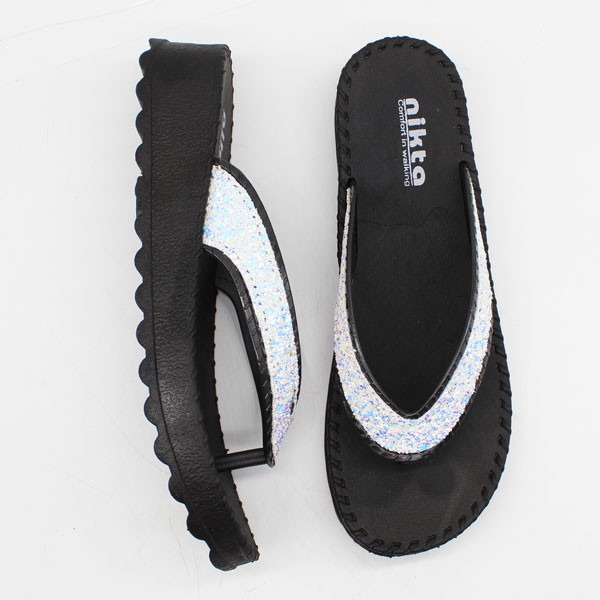 دمپایی لاانگشتی نیکتا مدل 017 شنی کد 1278-SR