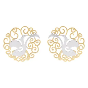 گوشواره طلای 18 عیار ماهک مدل ME0740