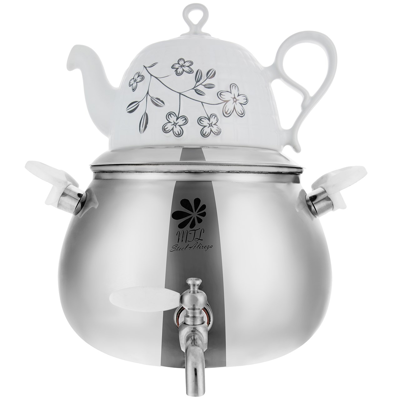 ست کتری و قوری متال کد 003