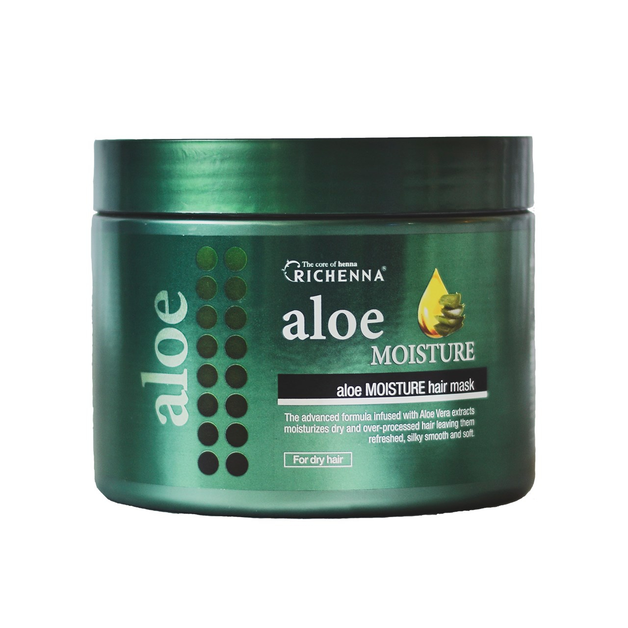 ماسک مو آب رسان ریچنا مدل Aloe Moisture حجم 500 میلی لیتر