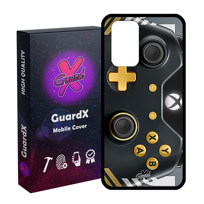 کاور گارد ایکس طرح XBox Conroller مدل Glass10090 مناسب برای گوشی موبایل شیائومی Redmi Note 10 Pro / Note 10 Pro Max