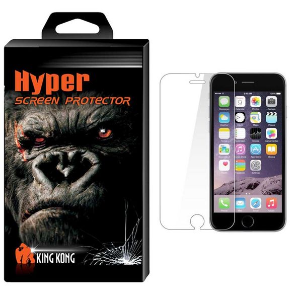 محافظ صفحه نمایش شیشه ای کینگ کونگ مدل Hyper Protector مناسب برای گوشی اپل آیفون 6Plus/6S Plus محافظ صفحه نمایش شیشه ای کینگ کونگ مدل Hyper Protector مناسب برای گوشی اپل آیفون 6Plus/6S Plus