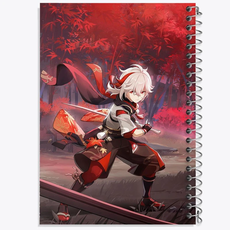 دفتر ژورنال نویسی 50 برگ خندالو مدل نقطه ای طرح بازی گنشین ایمپکت Genshin Impact کد 25672