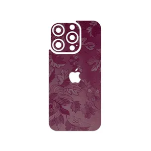 MAHOOT Red-Wildflower Cover Sticker for Apple iPhone 15 Pro