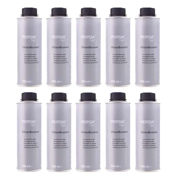 افزاینده اکتان بنزین پرشیا ساین کد 100 حجم 250 میلی لیتر مجموعه 10 عددی