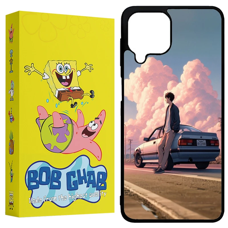 کاور باب قاب طرح ماشین مدل BCPA224 مناسب برای گوشی موبایل سامسونگ Galaxy A22 4G / M22 4G / M32 4G