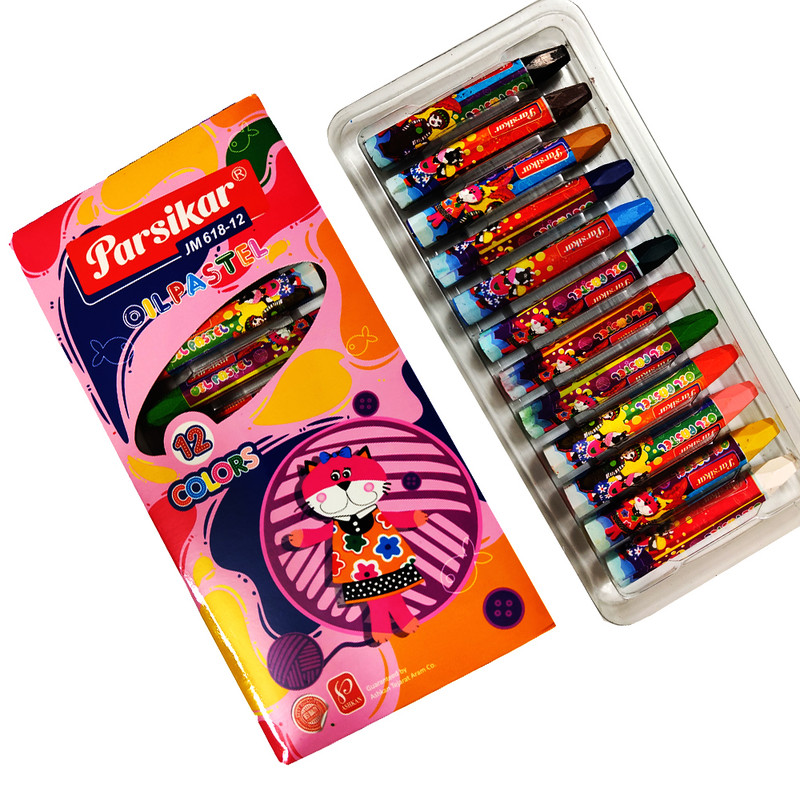 بسته لوازم تحریر پارسیکار مدل خلاقیت مجموعه 12 عددی