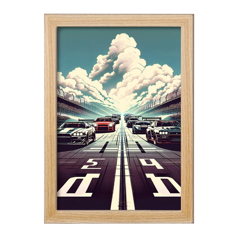 تابلو خندالو مدل ماشین مسابقه ای کد F4955