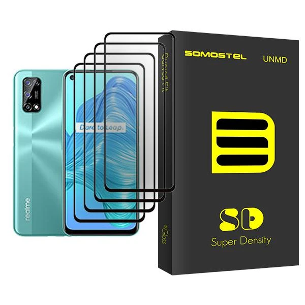 محافظ صفحه نمایش سوماستل مدل SD Glass MIX004 مناسب برای گوشی موبایل ریلمی V5 5G بسته چهار عددی