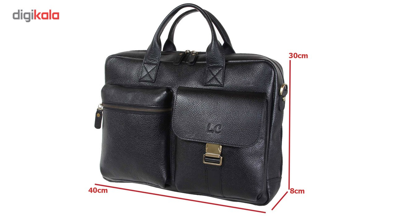 کیف اداری چرم طبیعی شهر چرم مدل 1-111009