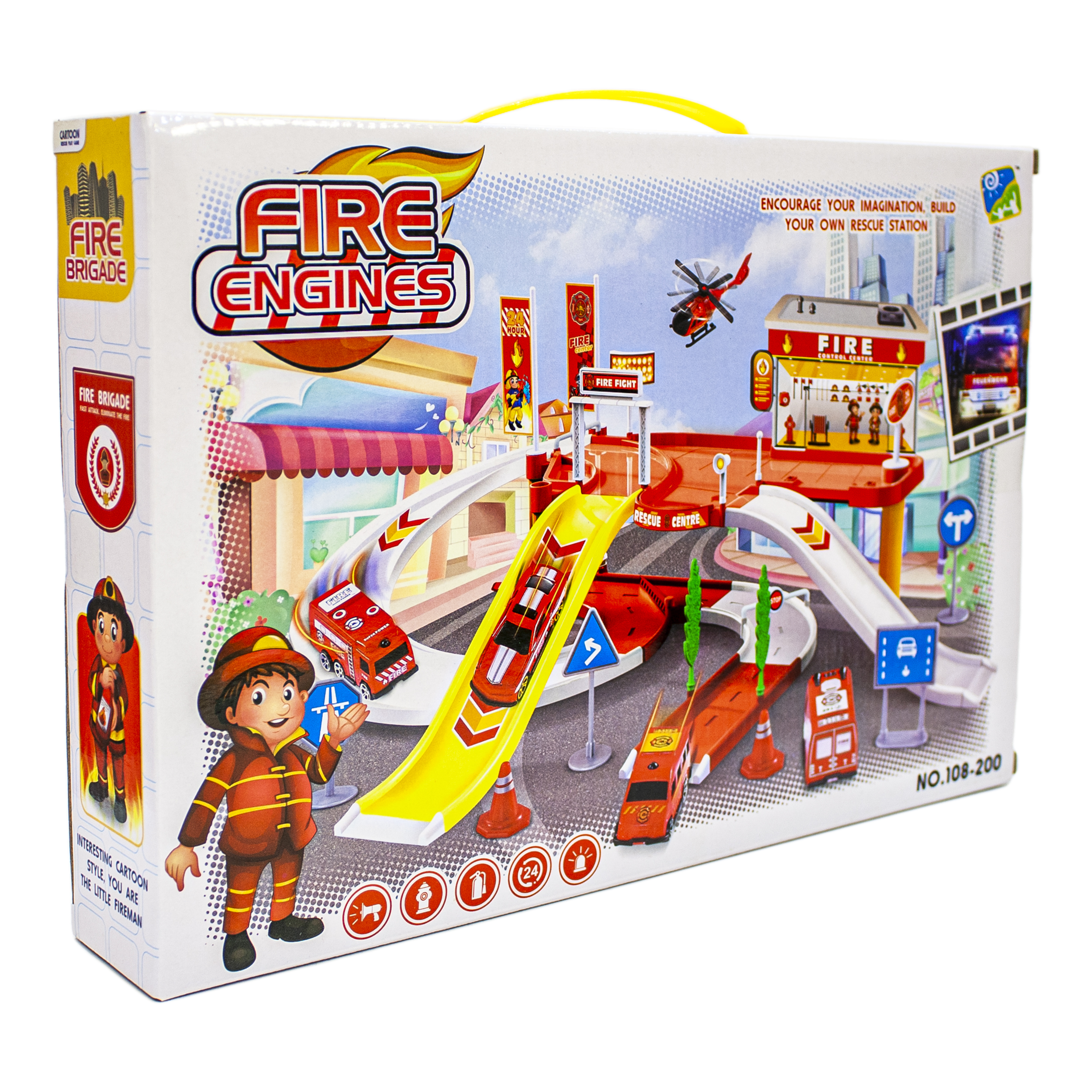 کیت ماشین بازی مدل ایستگاه آتشنشانی کد 214