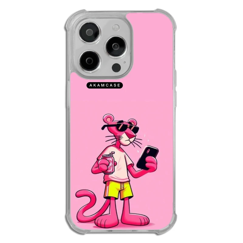 کاور آکام مدل AMC-WTA14PRO-PINK PANTHER8 مناسب برای گوشی موبایل اپل iPhone 14 Pro
