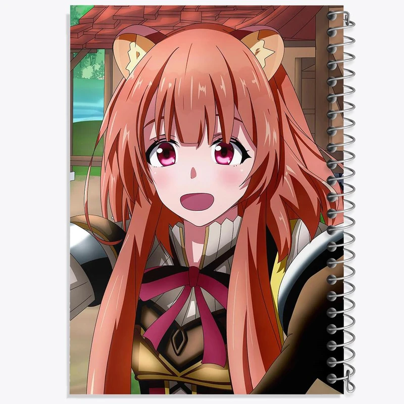 دفتر مشق 50 برگ خندالو مدل رافتالیا انیمه ظهور قهرمان سپر کد 15962