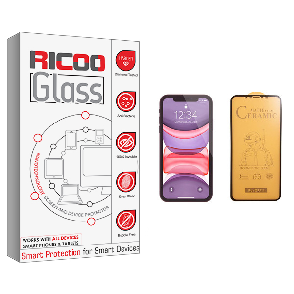 نقد و بررسی محافظ صفحه نمایش سرامیکی ریکوو مدل +HD مناسب برای گوشی موبایل اپل iPhone 11 توسط خریداران