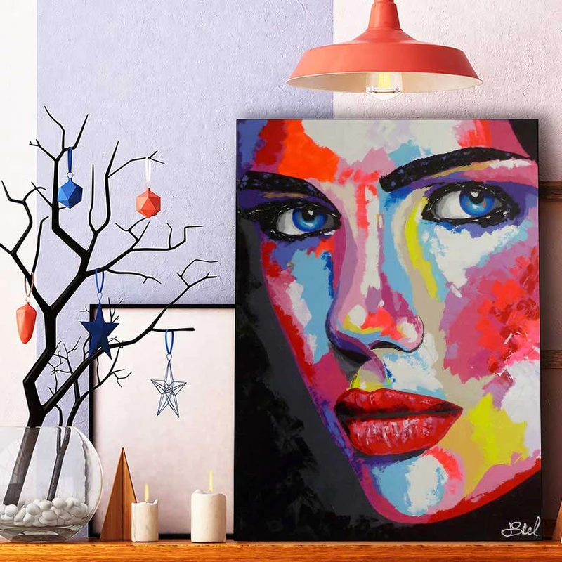 تابلو شاسی گالری استاربوی طرح پرتره مدل هنری 573