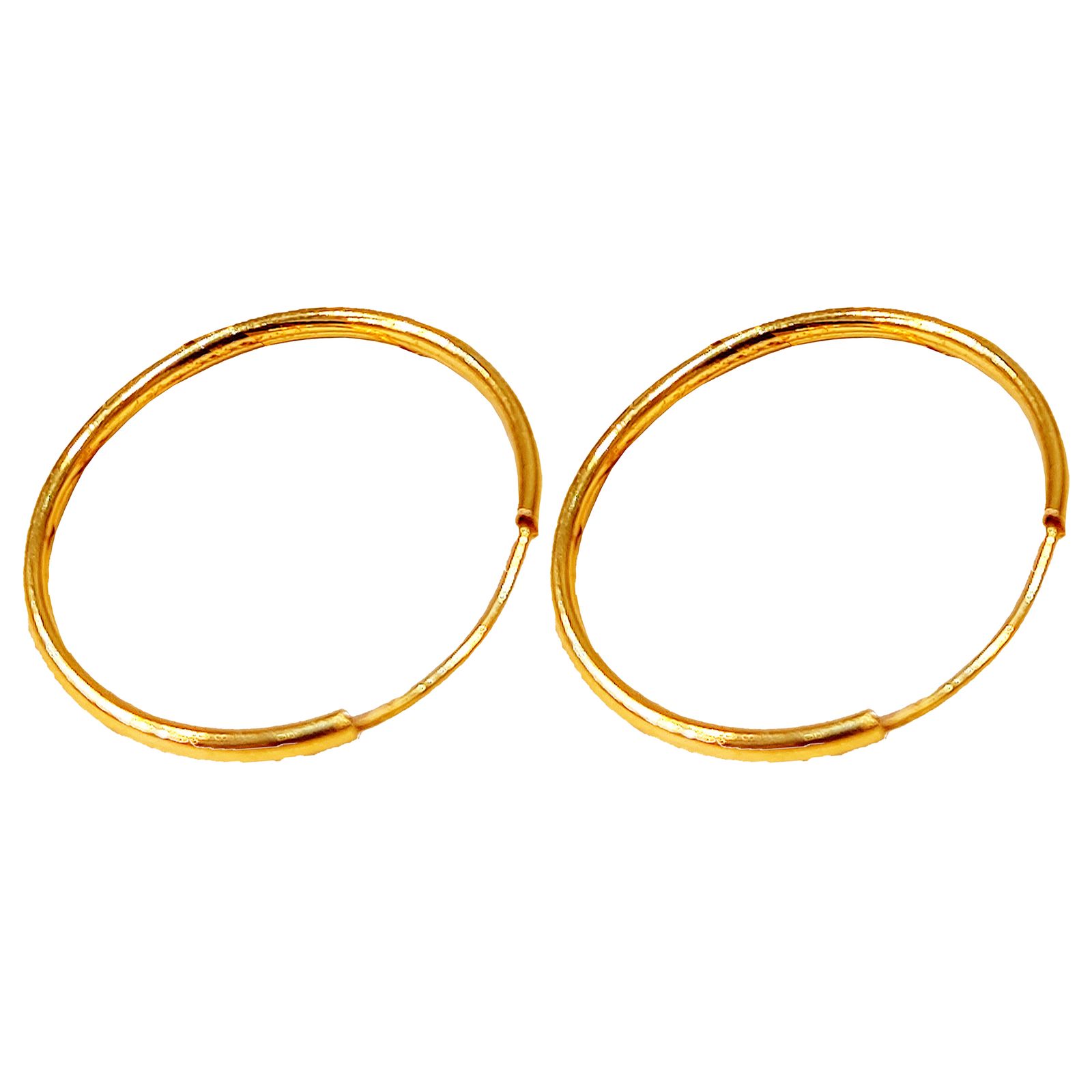 گوشواره طلا 18 عیار زنانه کد 67 -  - 1