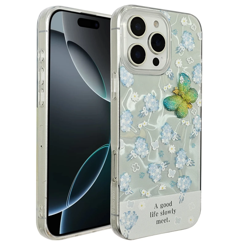 کاور یونیک کیس مدل batterfly کد 03 مناسب برای گوشی موبایل اپل Iphone 16promax