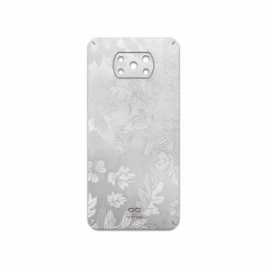 MAHOOT Silver-Wildflower Cover Sticker for Xiaomi Poco X3 Pro