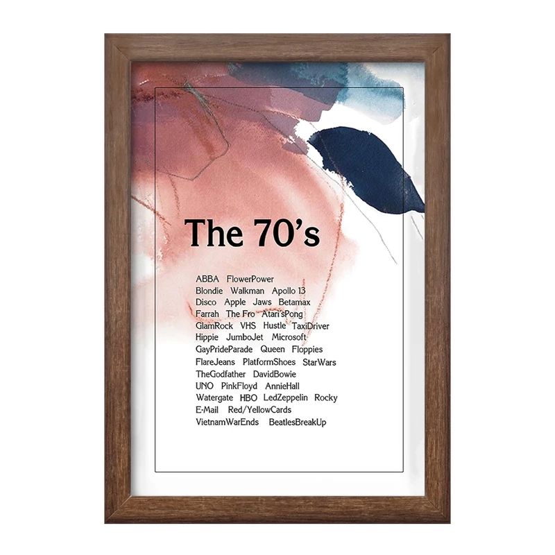 تابلو خندالو طرح دهه 70 کد F11483