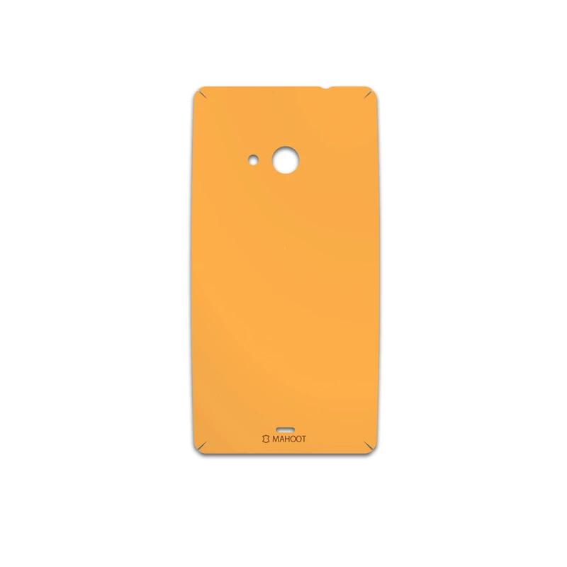 برچسب پوششی ماهوت مدل Matte-Orange مناسب برای گوشی موبایل مایکروسافت Lumia 535